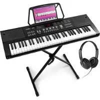 Max KB15 Keyboard set met koptelefoon en keyboardstandaard - Ideaal voor beginners -