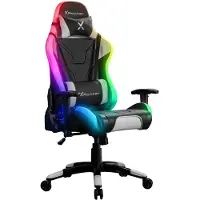X Rocker Agility eSports RGB, PC-Gamingstuhl, 110 kg, Gepolsterter, ausgestopfter Sitz, Gepolsterte, ausgestopfte Rückenlehne, Android, iOS, Schwarz/Grau