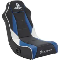 X Rocker Geist Gaming Bodensessel Playstation 2.0 blau/schw
