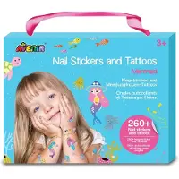 Avenir Nail Stickers and Tattoos Mermaid