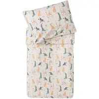 Jollein Dekbedovertrek und Kissenbezug Jungle Jambo 100 x 140 cm 003-005-67090