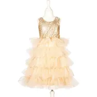 Souza Kostüm - Prinzessin - Christianne - Beige - - 8-10 Jahre (128-140) - Kostüme
