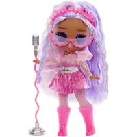L.O.L. Surprise! Tweens Neon Pop Stars - Kitty K - 1 Modepuppe mit Backlight Surprises und 10+ Pop Star Fashions und Accessoires Inklusive Retro Mikro-Ständer, Geschenk für Kinder ab 4
