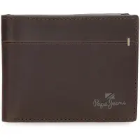 Pepe Jeans Unisex. 7843132 Staple Leder Geldbörse Braun (OSFA), Lässig
