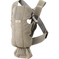BabyBjörn Mini Babytrage 3D Mesh, Grey Beige