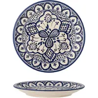 Bloomingville Karlie Teller Ø19cm blau 6er-Set