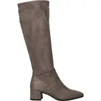 Tamaris Damen Stiefel Langschaft Blockabsatz Reißverschluss Stretchschaft 1-25541-43, Größe:40 EU, Farbe:Grau