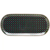 Pip studio Tortenplatte Clover Green 33,3 x 15,5 cm (Set von 6)