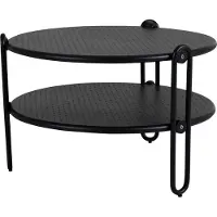 Brafab Blixt Loungetisch Aluminium rund