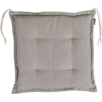 Brafab Sitzkissen Florina aus Dralon-Stoff, modern, beige, mit Bändern zur einfachen Befestigung