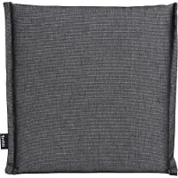 Brafab Sitzkissen Florina aus Dralon-Stoff, modern, anthrazit, mit Bändern zur Befestigung, 45 cm