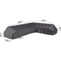 AeroCover Schutzhülle für Eck-Lounge - L-Form - Platform