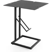 Brafab Gartenbeistelltisch Gonesse 42x42 cm von aus Aluminium, modern, anthrazit, quadratisch, outdoor