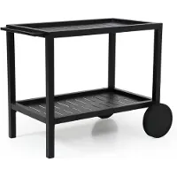 Brafab Belfort Servierwagen mit Rollen Aluminium