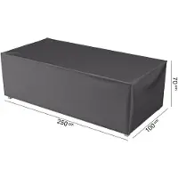 Intratuin Gartenbankbezug Anthracite (250 x 100 x 70 cm)