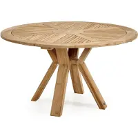 Brafab Circus Tisch rund 130cm aus massivem Teakholz natur 8994464007410
