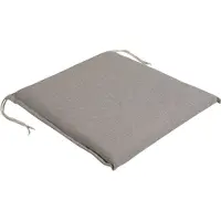 Brafab Sitzkissen Florina von aus Dralon-Stoff, modern, beige, mit Bändern, 45x48x5 cm