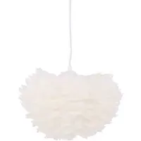 Hioshop Nicola Beleuchtung Pendelleuchte 35x35x20cm weiß