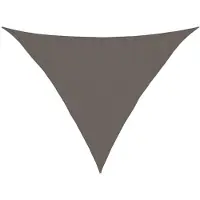 vidaXL Sonnensegel 160 g/m² Anthrazit 3,5x3,5x4,9 m HDPE
