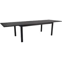 Brafab Lomma Ausziehtisch Aluminium 194-312x100x73 cm