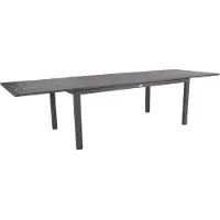 Brafab Lomma Ausziehtisch Aluminium 194-312x100x73 cm