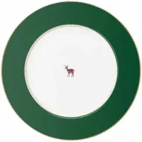 Pip studio Essteller Love Birds Dark Green 26,5 cm (Set von 6 Stück)