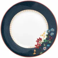 Pip studio Gebäckteller Berry Blues Blue 17 cm (6er-Set)