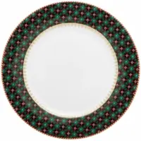 Pip studio Frühstücksteller Clover Green 23 cm (Set von 6 Stück)