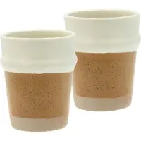 Villa Collection Tassen Evig Amber Cream 0,35 L (2er-Set)