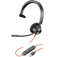 Poly Blackwire 5220 Stereo USB-A Headset (Packungseinheit), Kabelgebunden, Büro/Callcenter, Kopfhörer, Schwarz