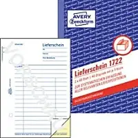 Avery Zweckform Lieferschein DIN A6 400 Seiten 1722-5 5 Stück