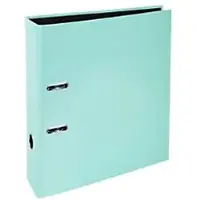 Exacompta Aquarel Prem Touch Ordner Breit DIN A4 80 mm Pastellgrün 2 Ringe 53568E Pappkarton Hochformat 10 Stück