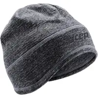 Cep Unisex Winter Run Beanie, OS - black melange