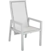 Brafab Newfort Positionsstuhl, Aluminium hellgrau, verstellbares RĂĽckenteil 7393260051428
