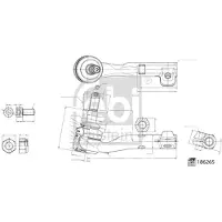 FEBI BILSTEIN Bilstein Spurstangenkopf 186265