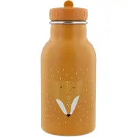 Trixie Kinder Trinkflasche Edelstahl - Mr. Fox - 350ml orange Wasserflasche