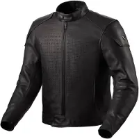 REV'IT! Revit Morgan Motorrad Textiljacke, schwarz, 48