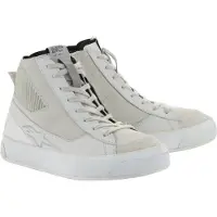 Alpinestars Stella Stated Podium Motorrad-Sneaker Damen Nubuk weiß, 7