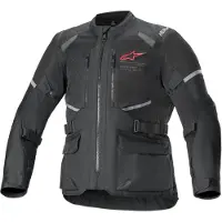 Alpinestars Andes Air Drystar wasserdichte Motorrad Textiljacke, schwarz, 2XL