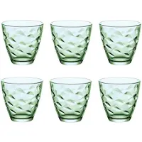 Bormioli Rocco Wasserglas Flora Verde 25 cl (Set von 6 Stück)