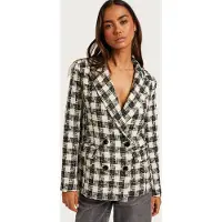 Neo Noir Damen Blazers Vivi Chic Boucle Blazer - Zwart - Größe 38