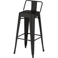 Venture Home Stuhl Tempe Schwarz 4er-Pack