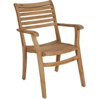 Brafab Karlo Gartenstuhl Teak natur stapelbar