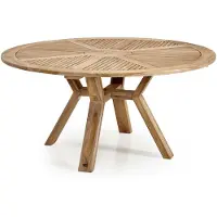 Brafab Circus Tisch rund 150cm aus massivem Teakholz natur 8994464007380