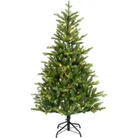 Everlands Künstlicher beleuchteter Weihnachtsbaum, ALLISON PINE 180 cm