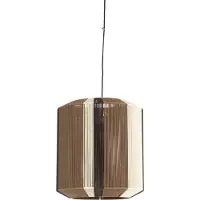 Light & Living - Hängeleuchte Kozana - Dunkelbraun - Ø48cm Hängelampe - Esstischlampe - Wohnzimmerlampe - Schlafzimmerlampe - Wohnzimmer