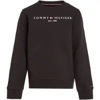 Tommy Hilfiger Sweatshirt - Essential - Organic - Schwarz - - 3 Jahre (98) - Sweatshirts