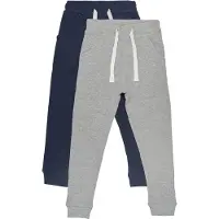 Minymo Jogginghosen - 2er-Pack - Navy/Grau - - 12 Jahre (152) - Jogginghosen