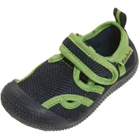 Playshoes Aqua-Sandale in Marine/Grün | Gr.: 24/25