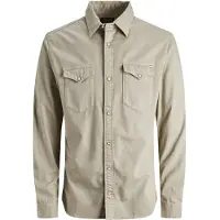 Jack & Jones JACK&JONES Essentials JJESHERIDAN Hemd Langarm Rundhals Regular Fit